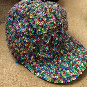 Colorful Sequin Cap